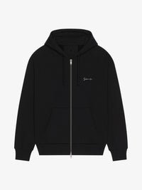 BOXY FIT HOODIE WITH ZIP AND POCKET BASE