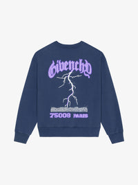 Sweatshirt à capuche ample réfléchissant - Deep Blue
