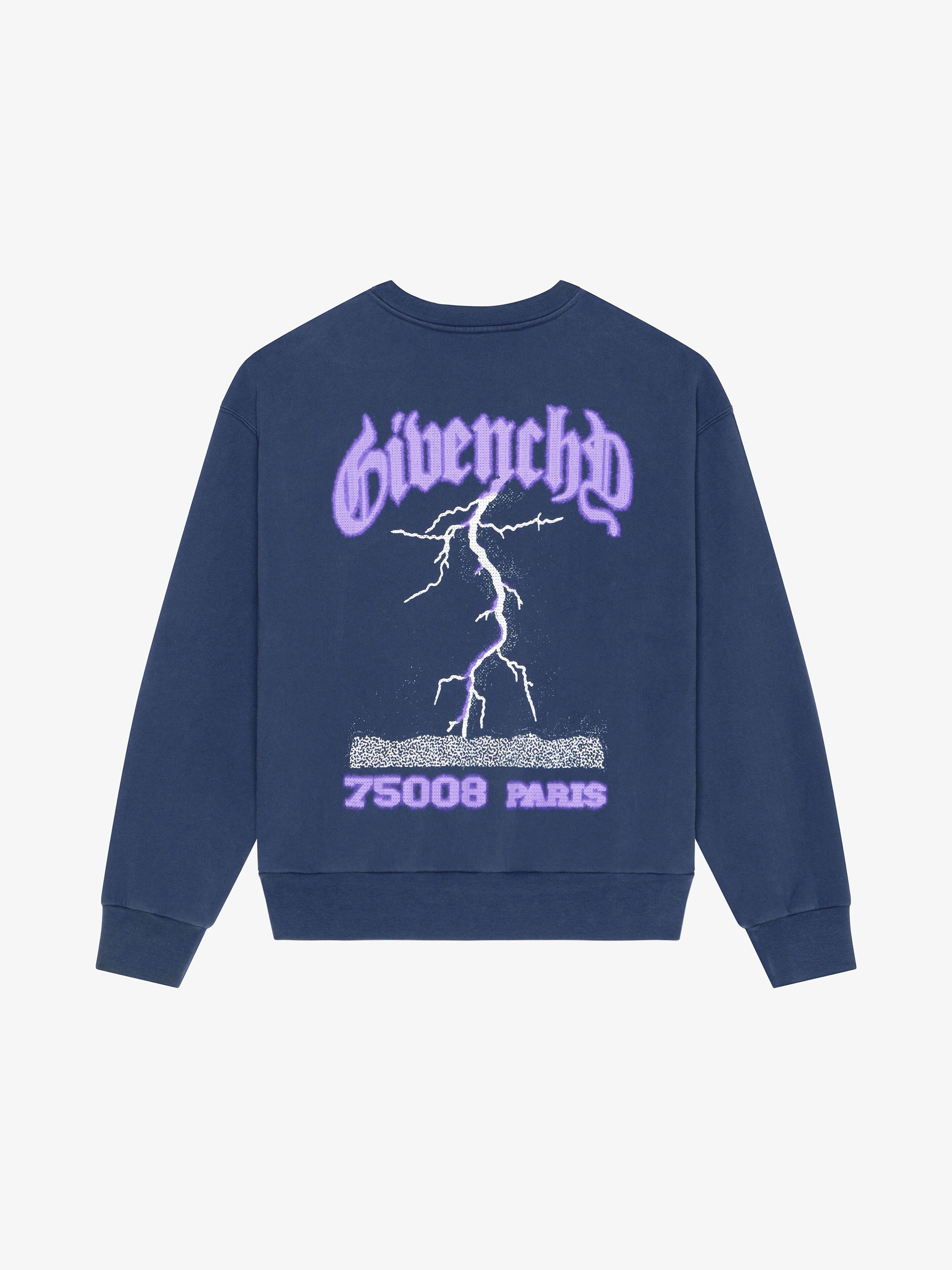 Sweatshirt à capuche ample réfléchissant - Deep Blue
