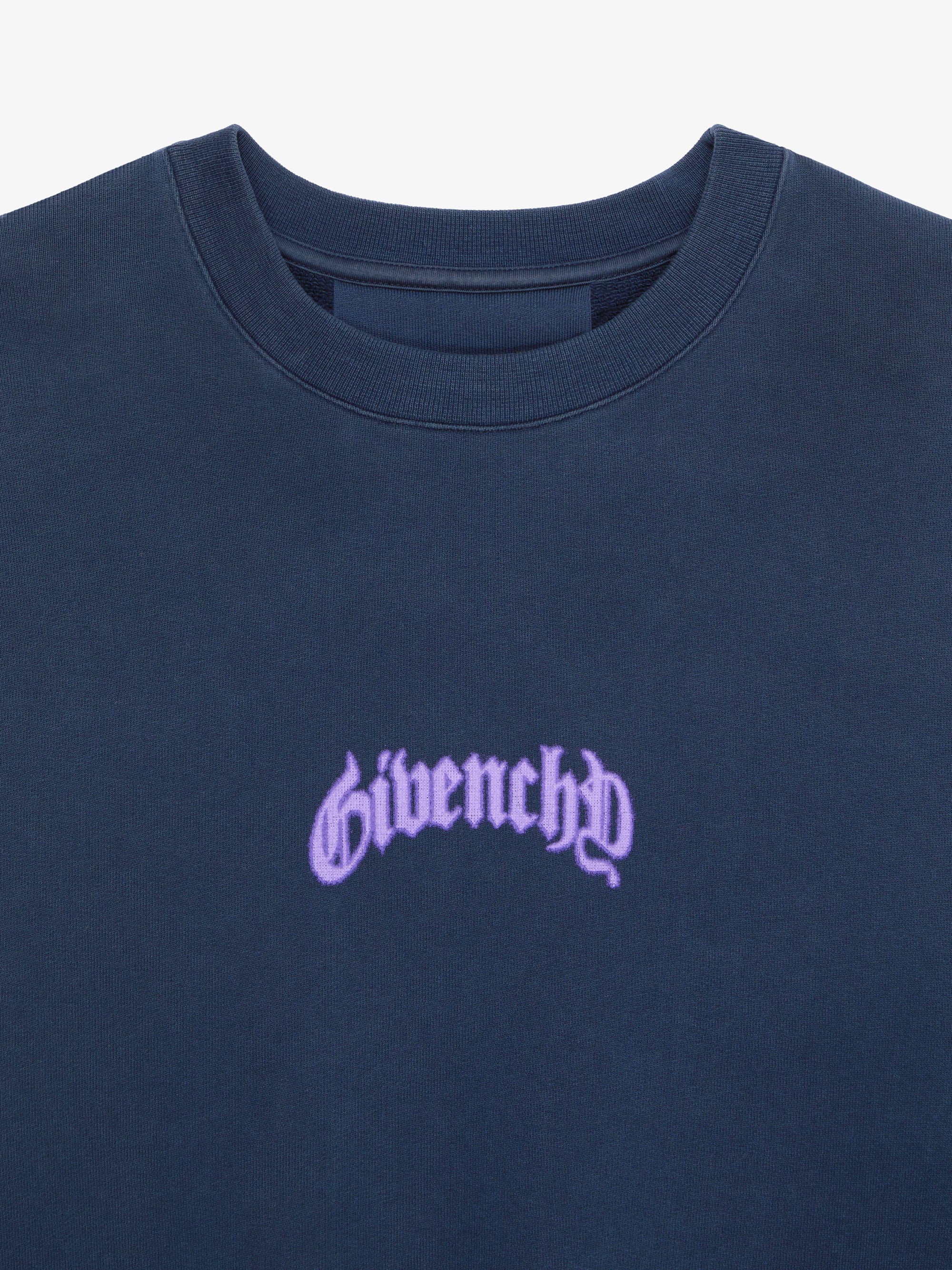 Sweatshirt à capuche ample réfléchissant - Deep Blue