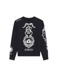 Sweat-shirt à capuche ample réfléchissant - Black