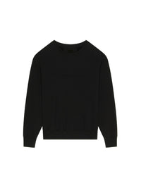 Sweat-shirt à capuche ample réfléchissant - Black