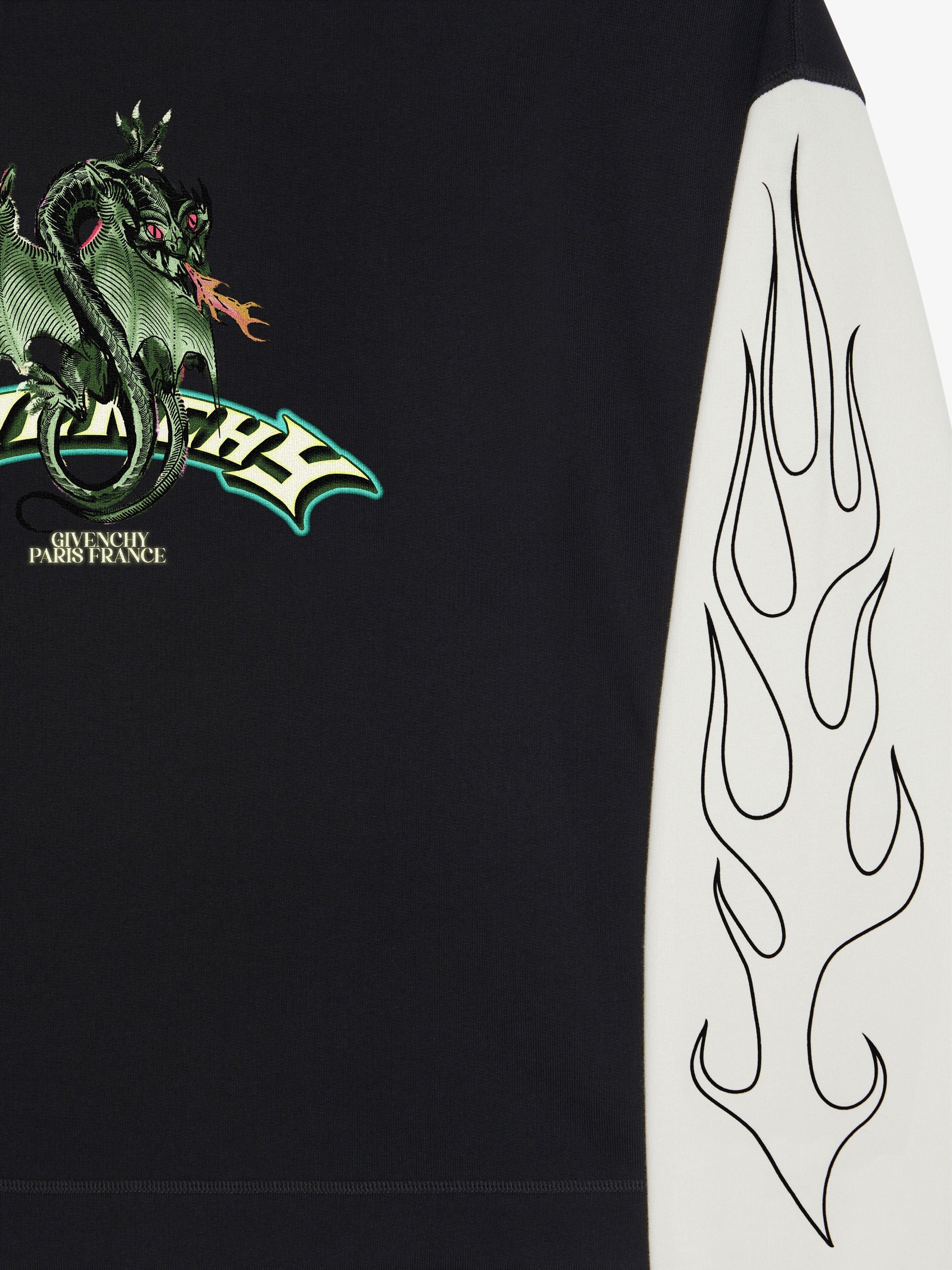 Sweatshirt avec imprimé Givenchy Dragon - Black & White