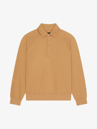 BUTTONED SWEATSHIRT RAGLAN LONG SLEEVES