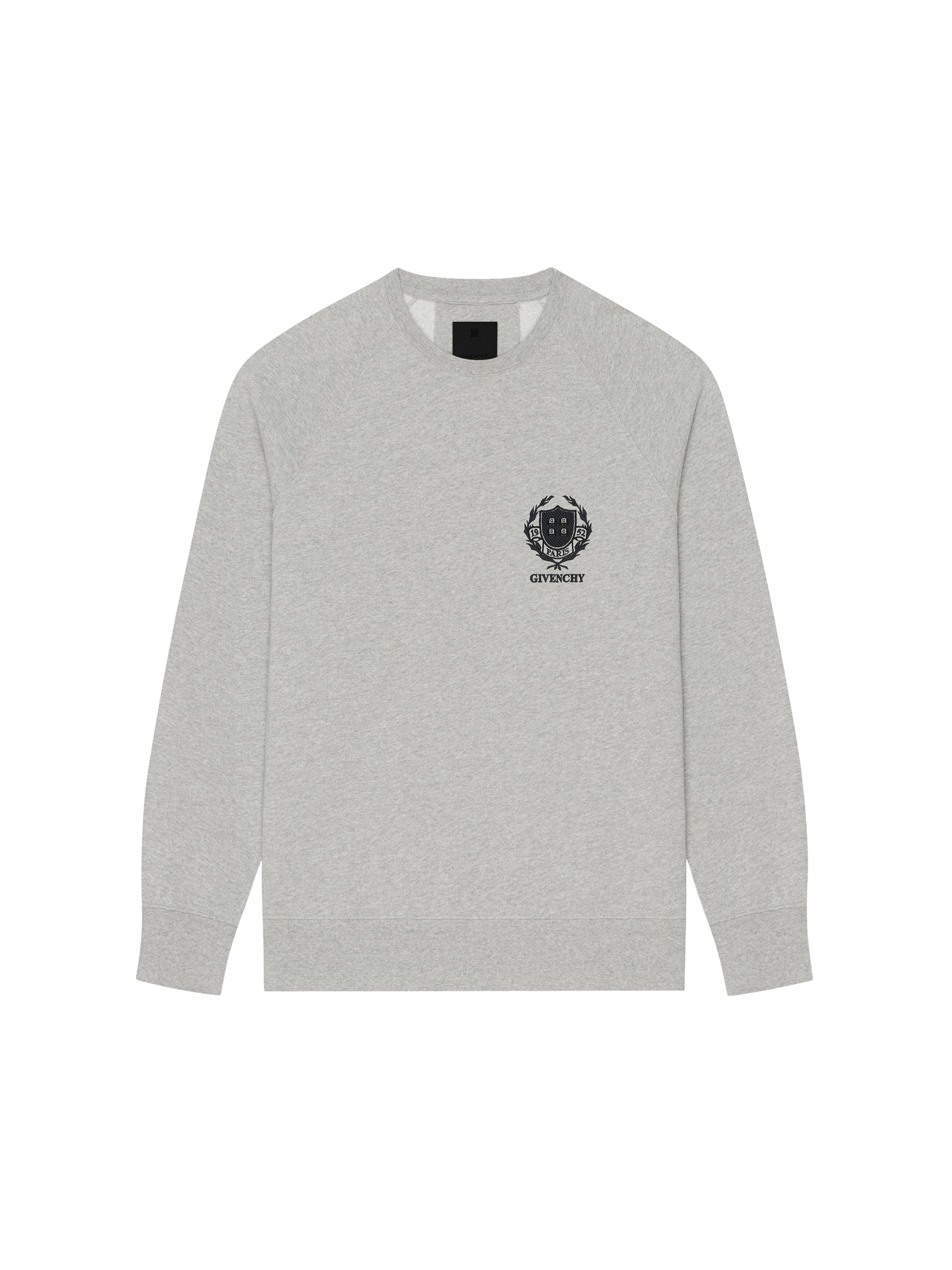 Sweat-shirt manches raglan Slim - Light Grey Melange