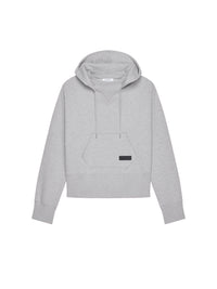Sweat à capuche Vintage double col - Light Grey Melange