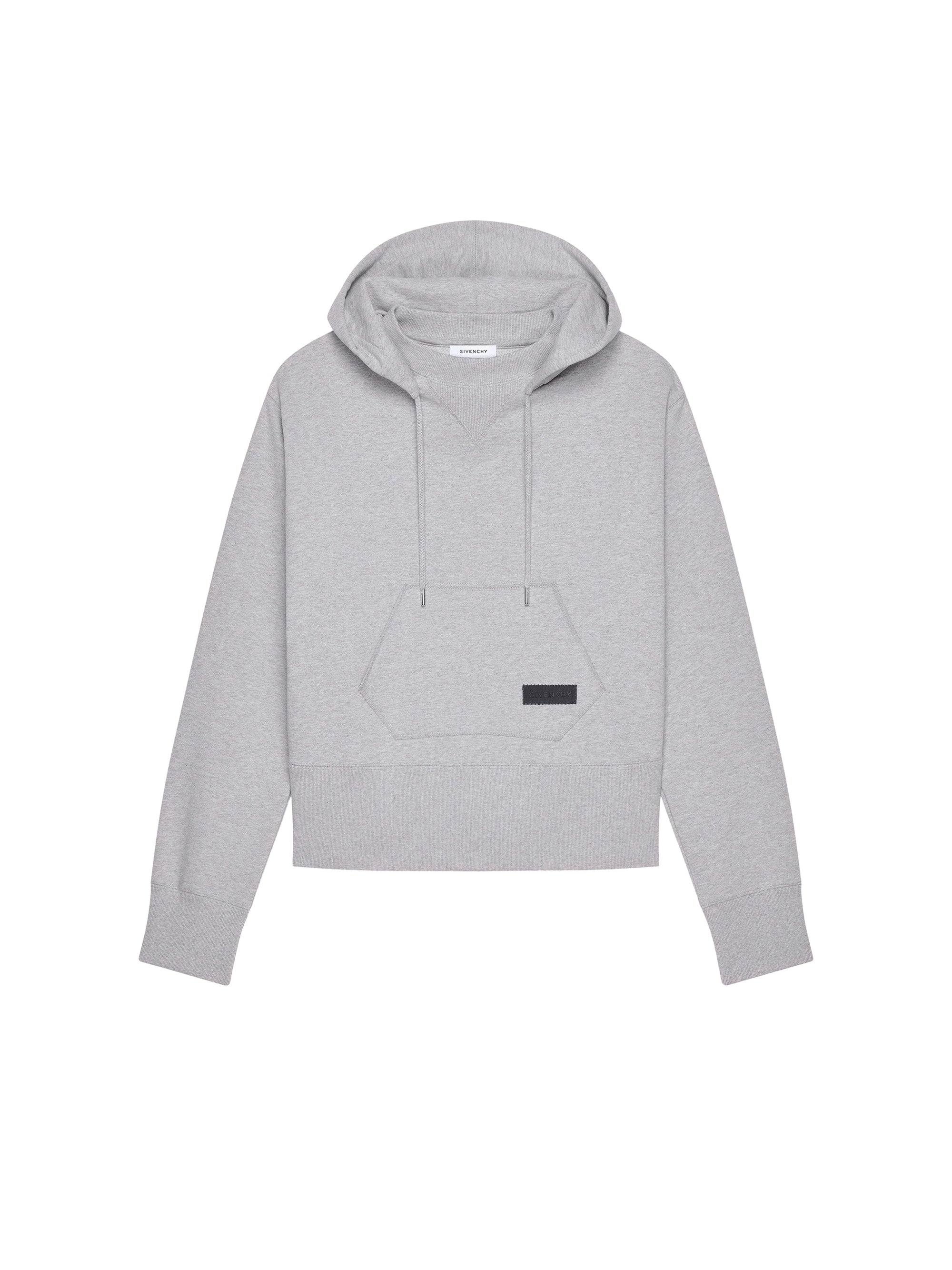 Sweat à capuche Vintage double col - Light Grey Melange