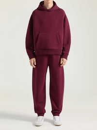 Sweat à capuche Couture seam - Burgundy