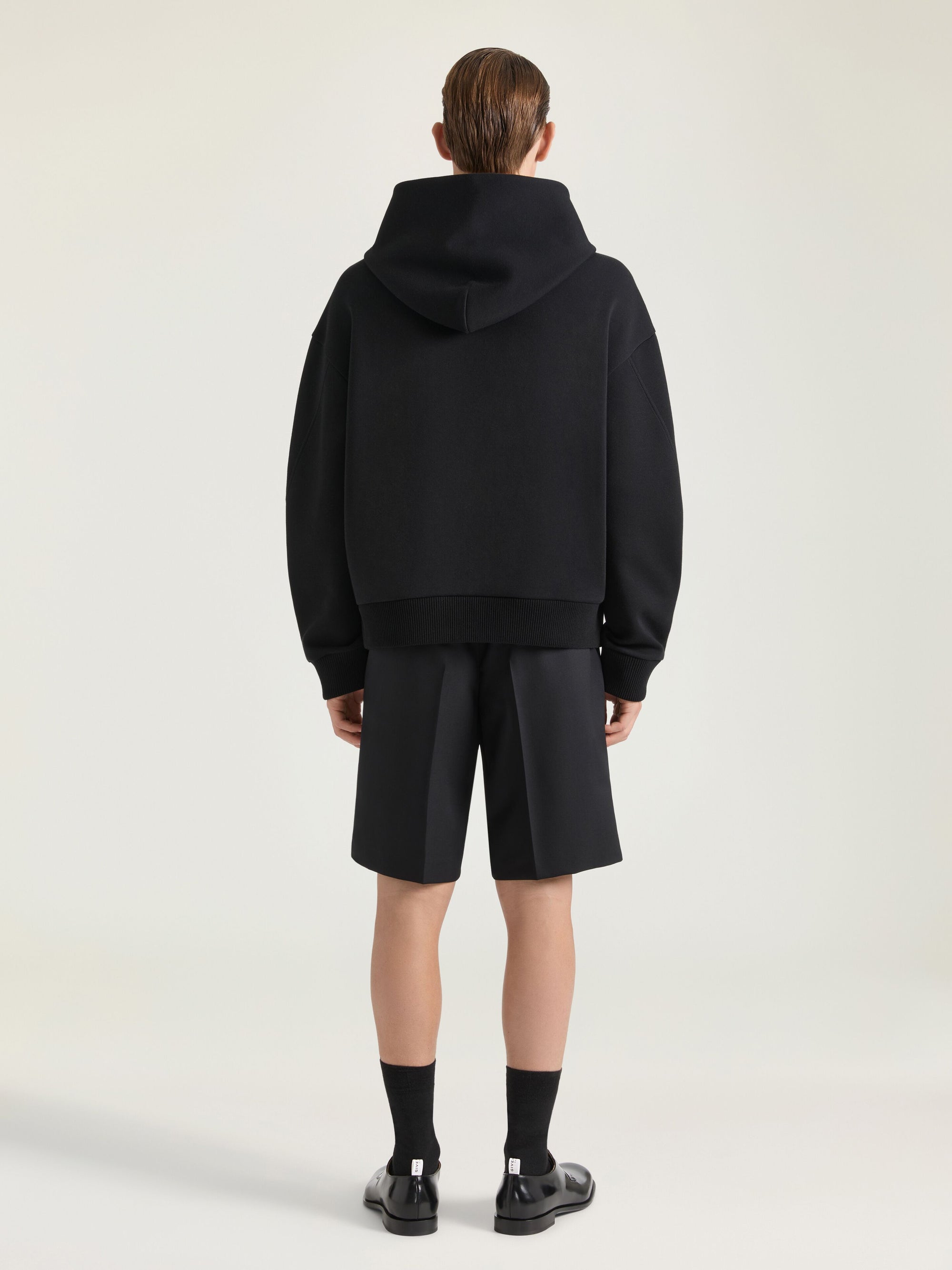 COUTURE SEAM ZIPPED HOODIE