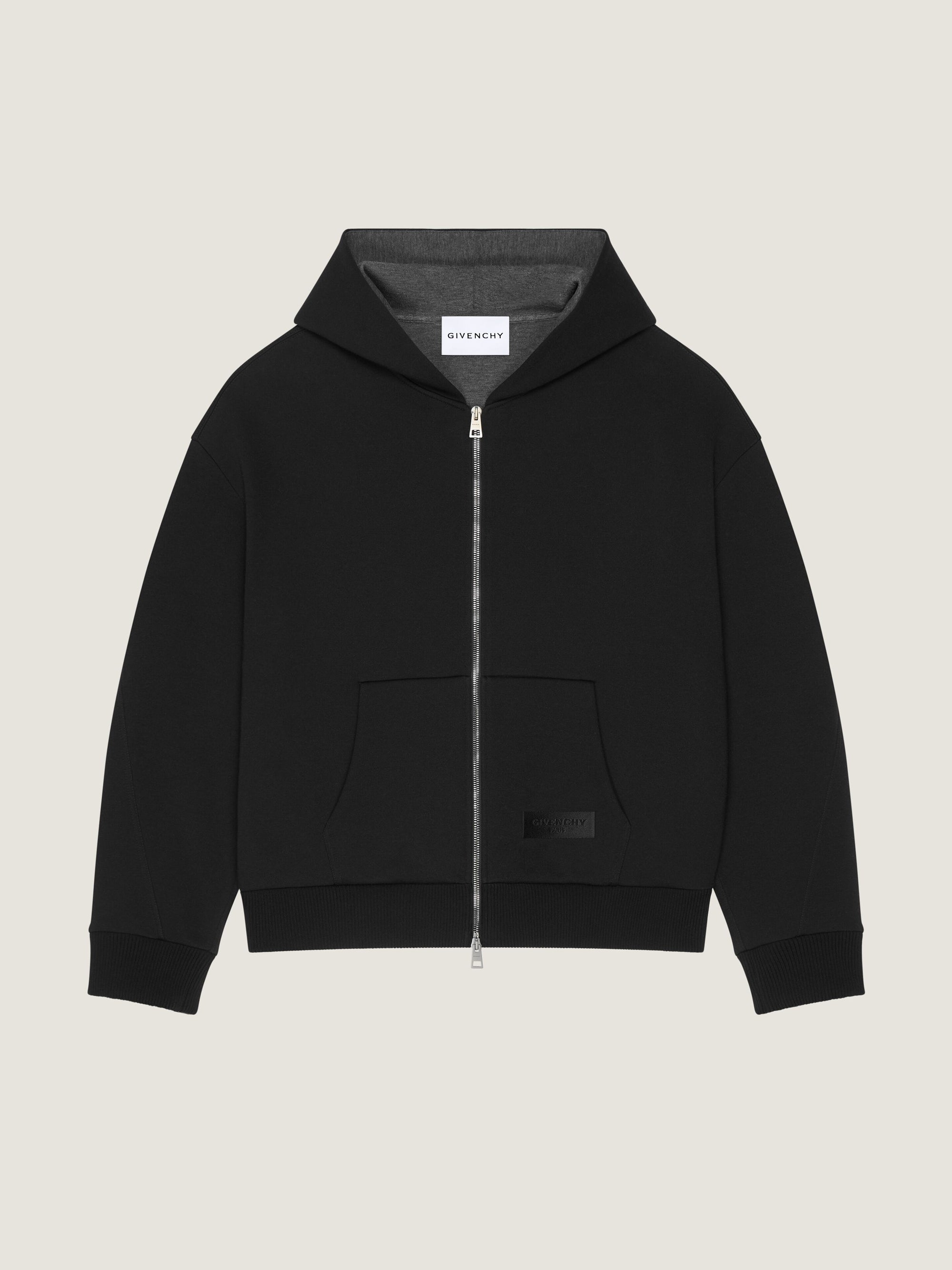 COUTURE SEAM ZIPPED HOODIE