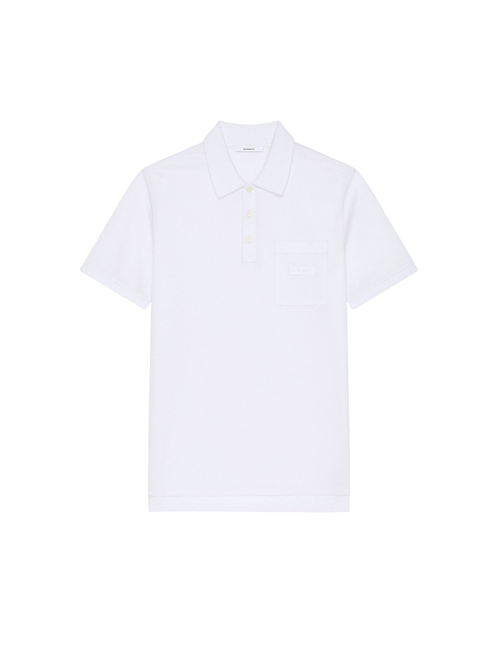 Polo manches courtes coupe régulière - White