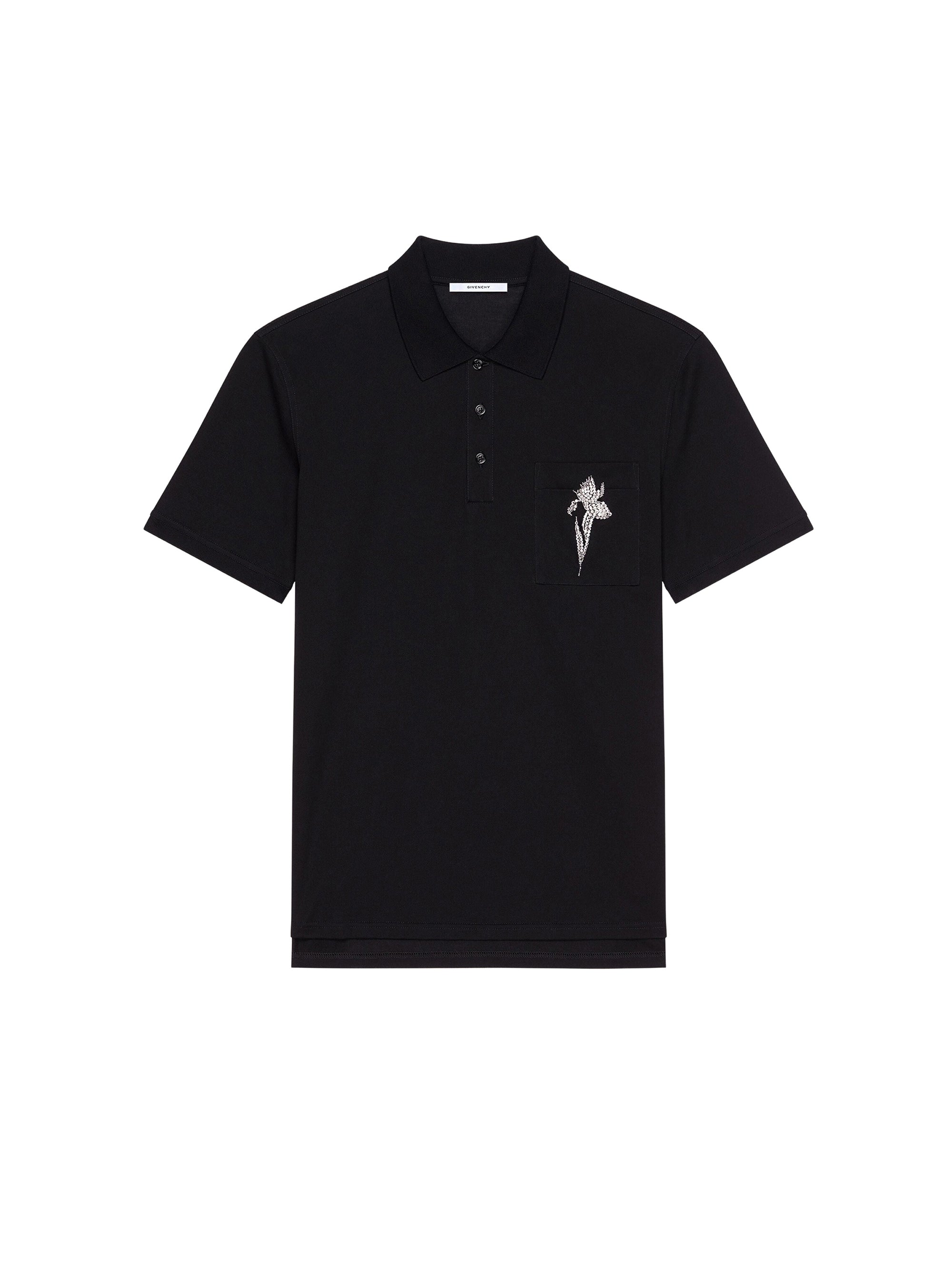 Polo manches courtes coupe régulière - Black