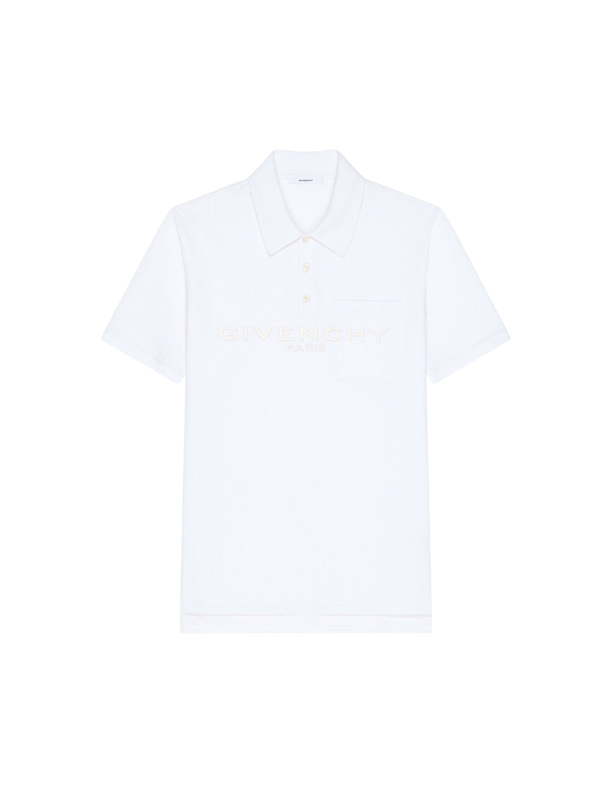 Polo manches courtes coupe régulière - White