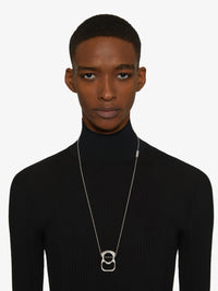 G CAN PENDANT SILVERY NECKLACE