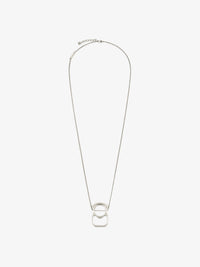 G CAN PENDANT SILVERY NECKLACE