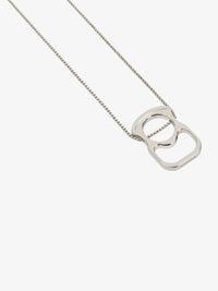 G CAN PENDANT SILVERY NECKLACE