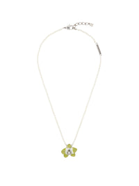 Collier de fleurs en laiton - Citron Vert