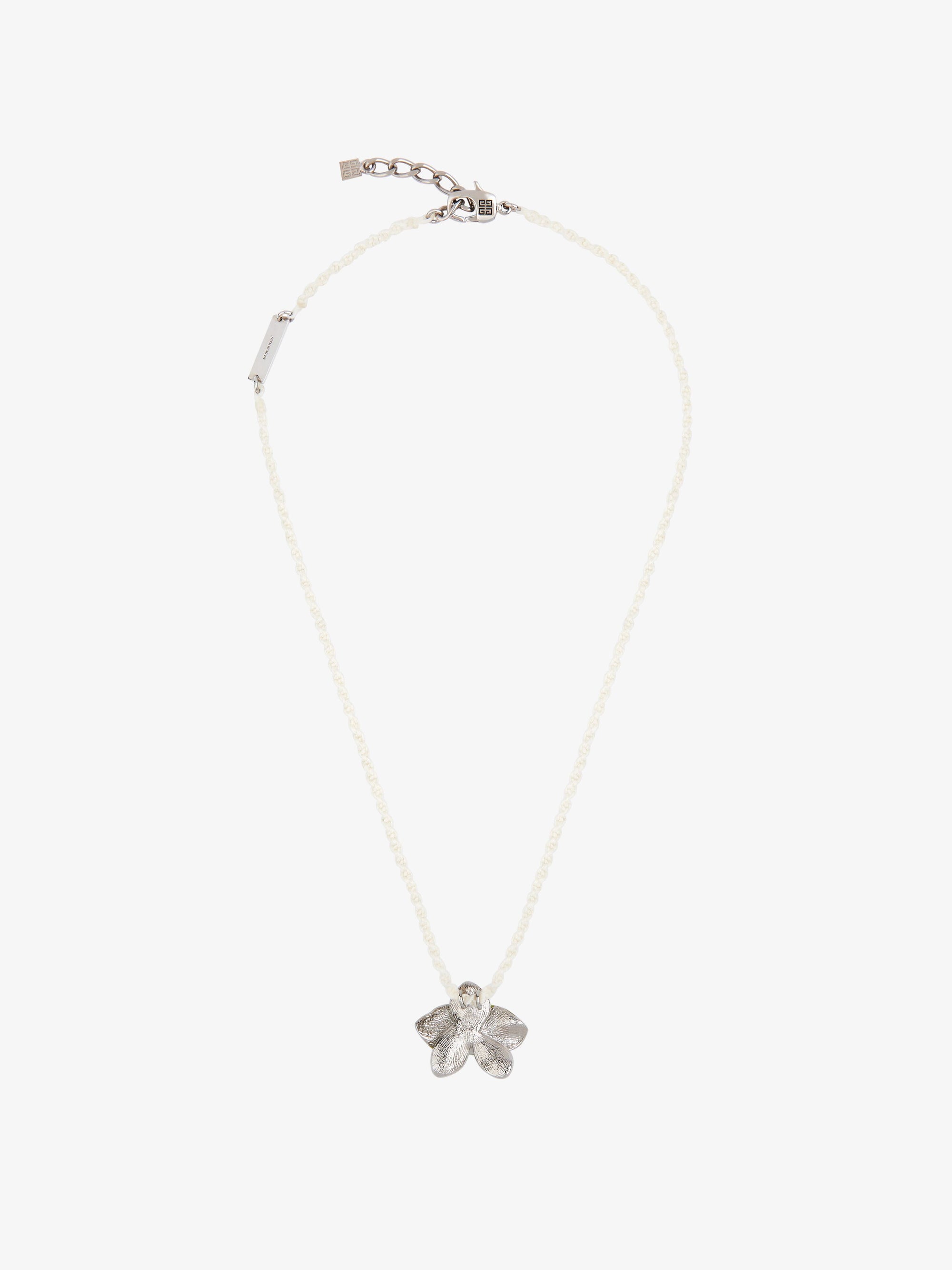 Collier de fleurs en laiton - Citron Vert