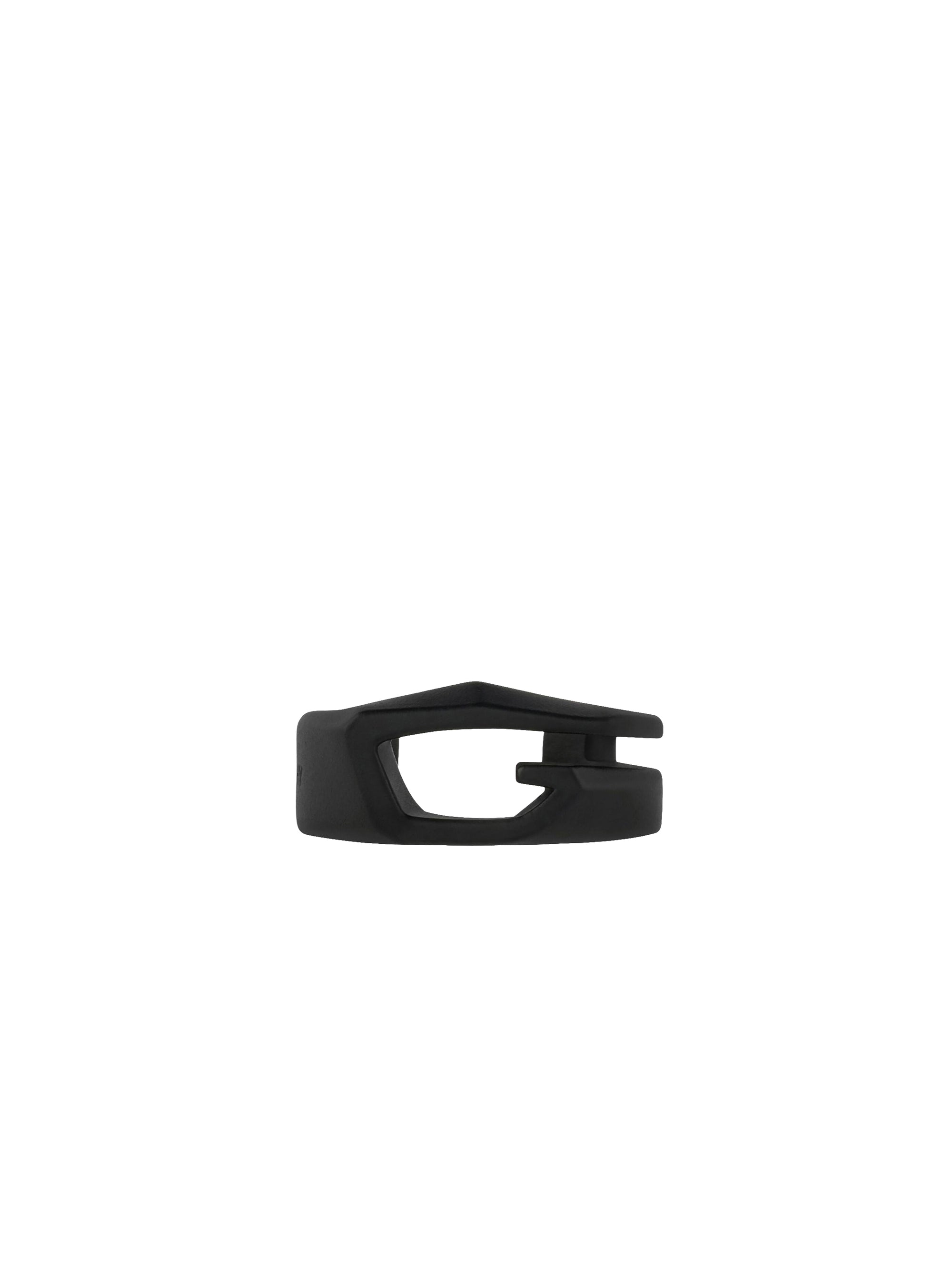 Ear cuff G cut noir en laiton - Black