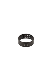 Bracelet 4G en cuir - Noir