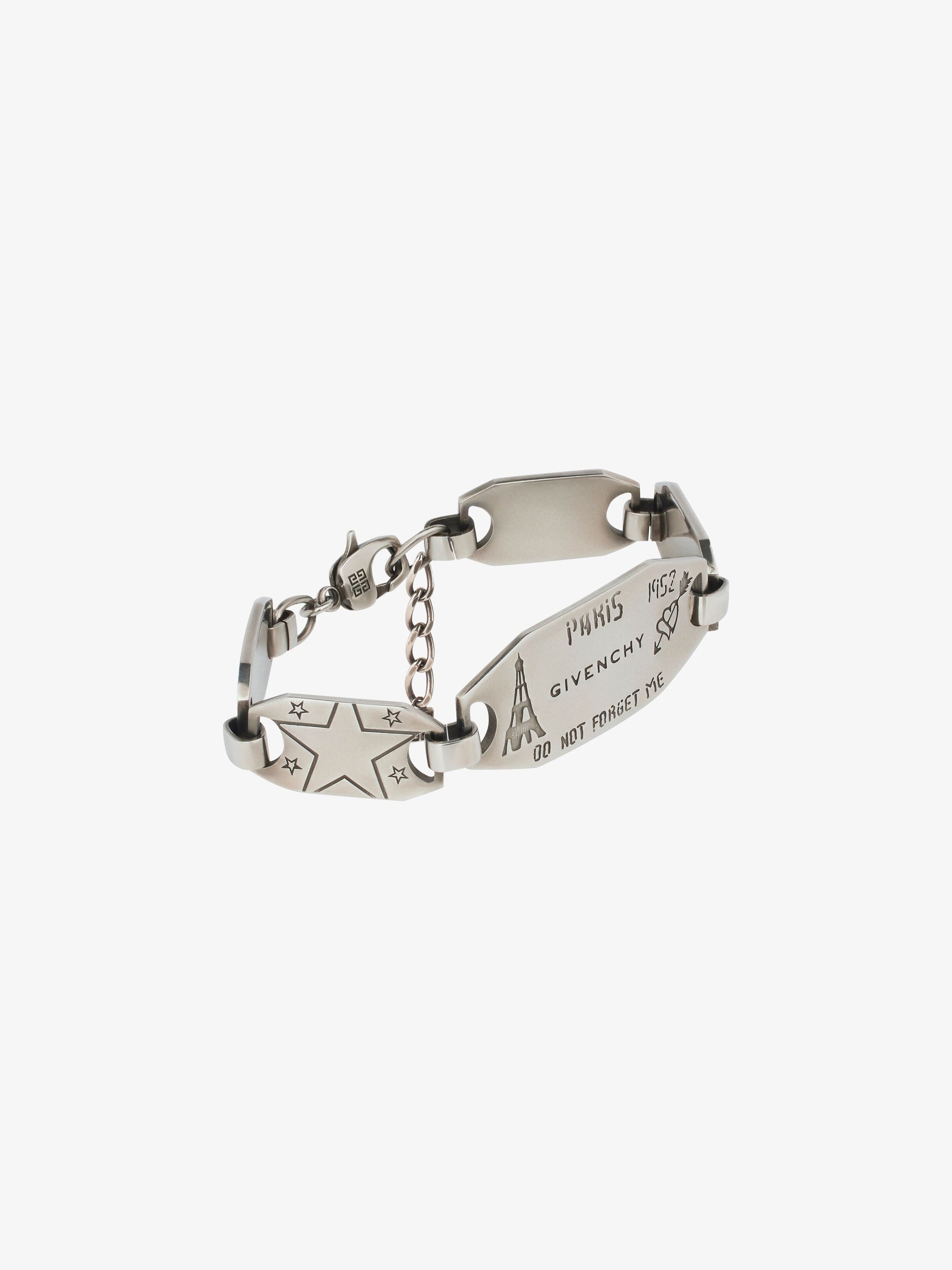 Bracelet City en laiton - Argente