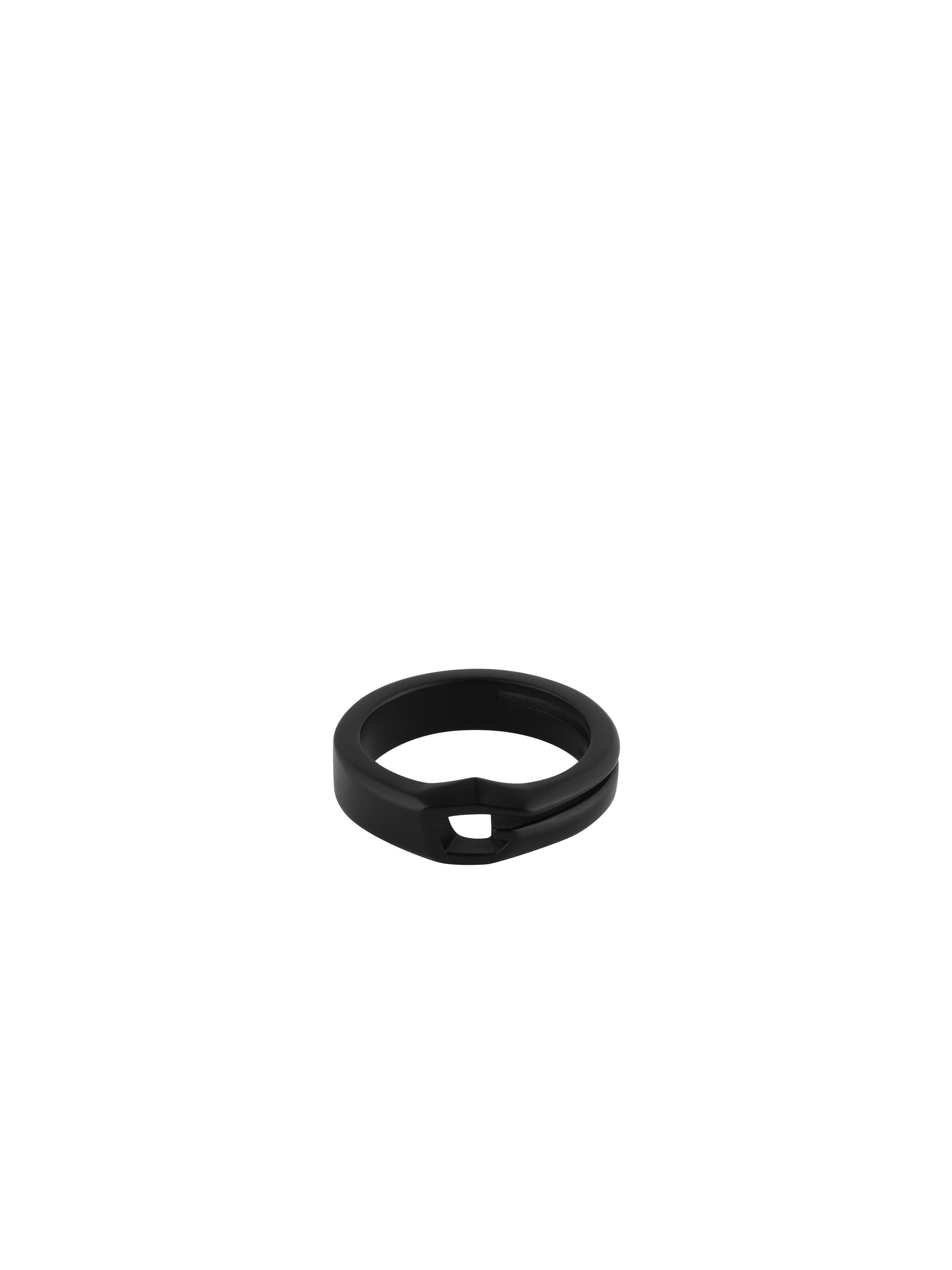 Bague Giv Cut en laiton - Black