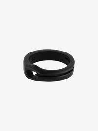 Bague Giv Cut en laiton - Black