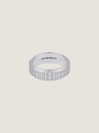 GIVENCHY SILVERY 4G ALLOVER RING