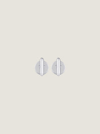 GIVENCHY SILVERY 4G ALLOVER CUFFLINKS