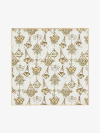 ALL OVER CHANDELIER POCKET SQUARE 33X33