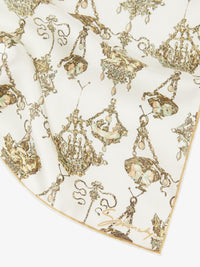 ALL OVER CHANDELIER POCKET SQUARE 33X33