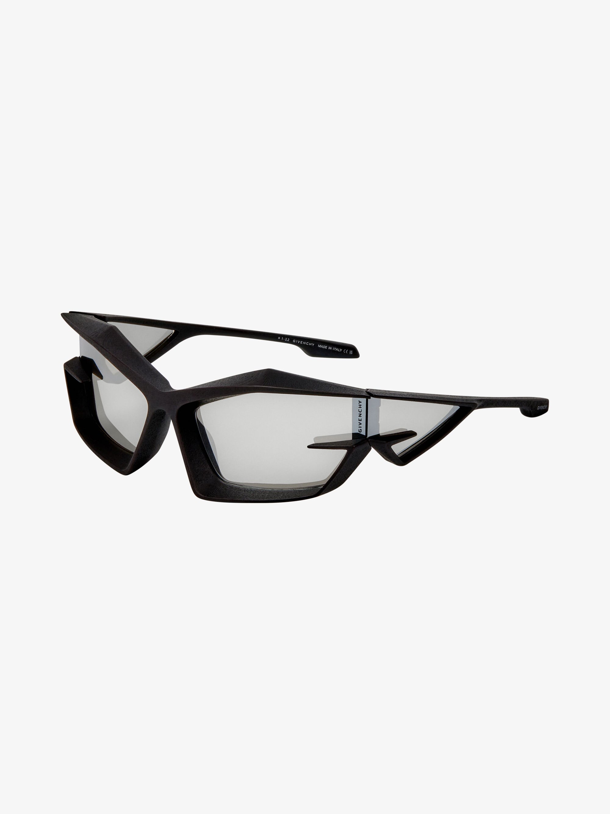 Lunettes de soleil unisexe Giv Cut - Black & Silvery
