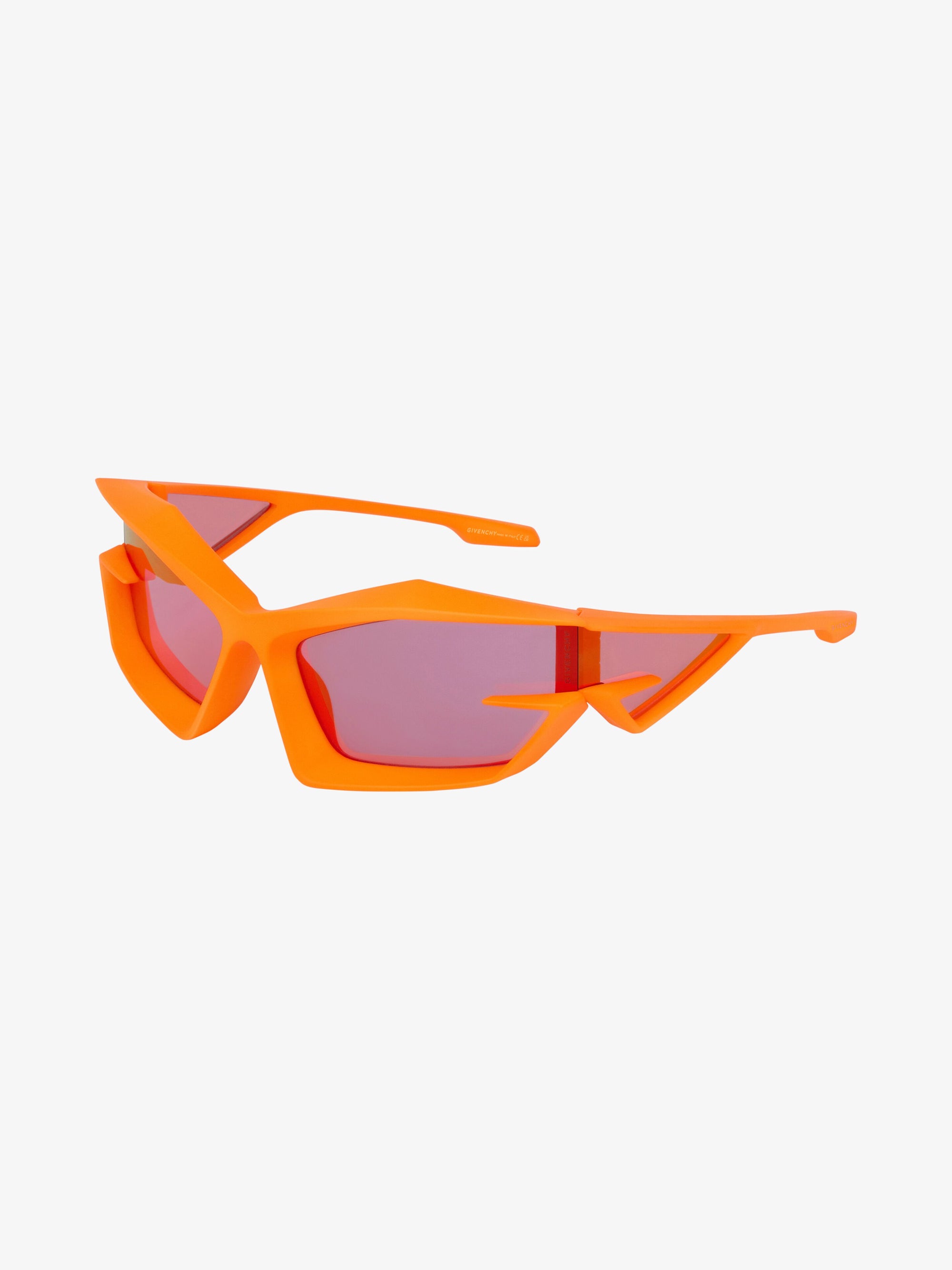 Lunettes de soleil unisexes Giv Cut - Orange Fluo