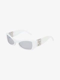 Lunettes de soleil 4G unisexes - Blanc