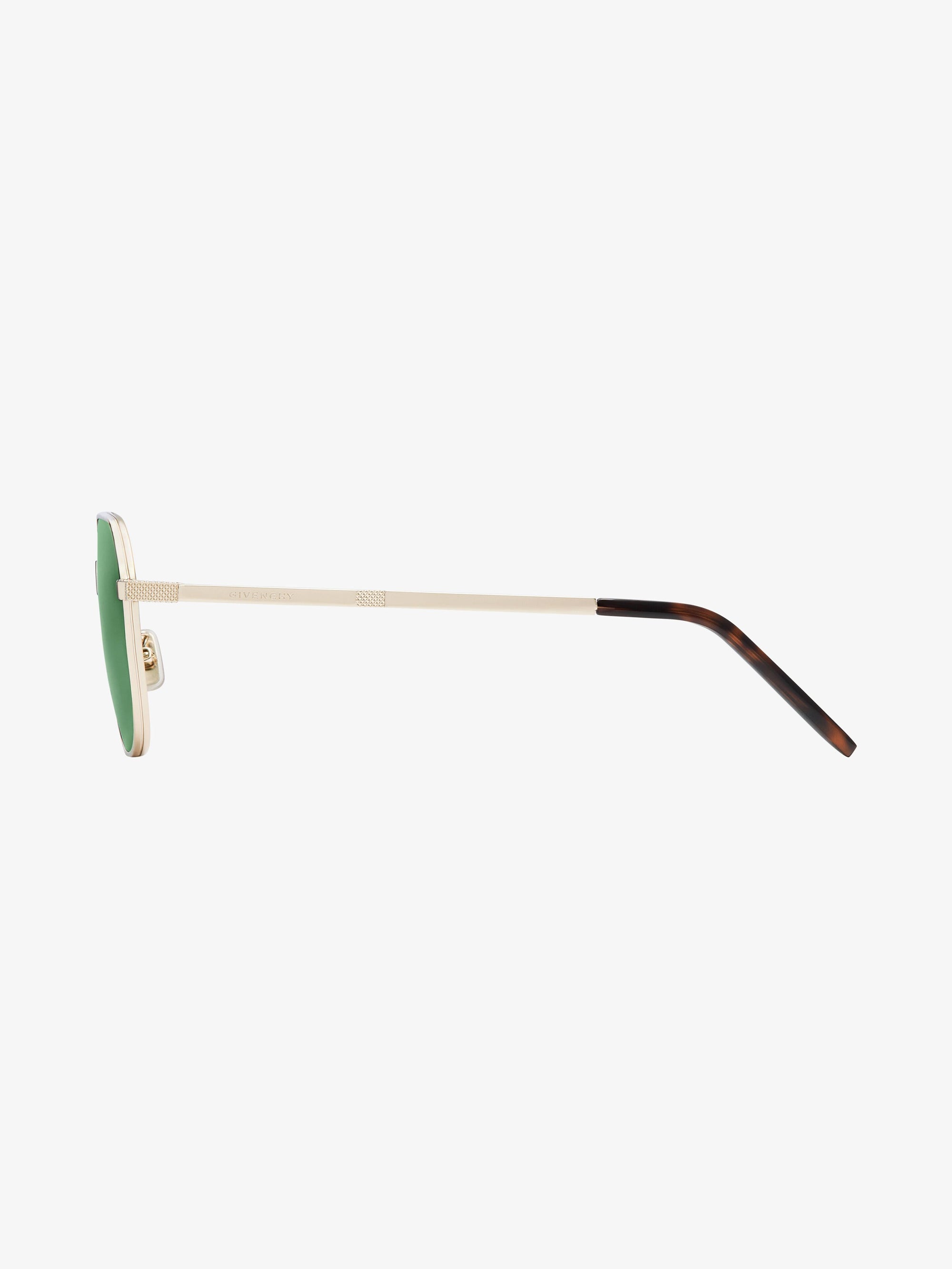 Lunettes de soleil Gv One - Dore & Vert