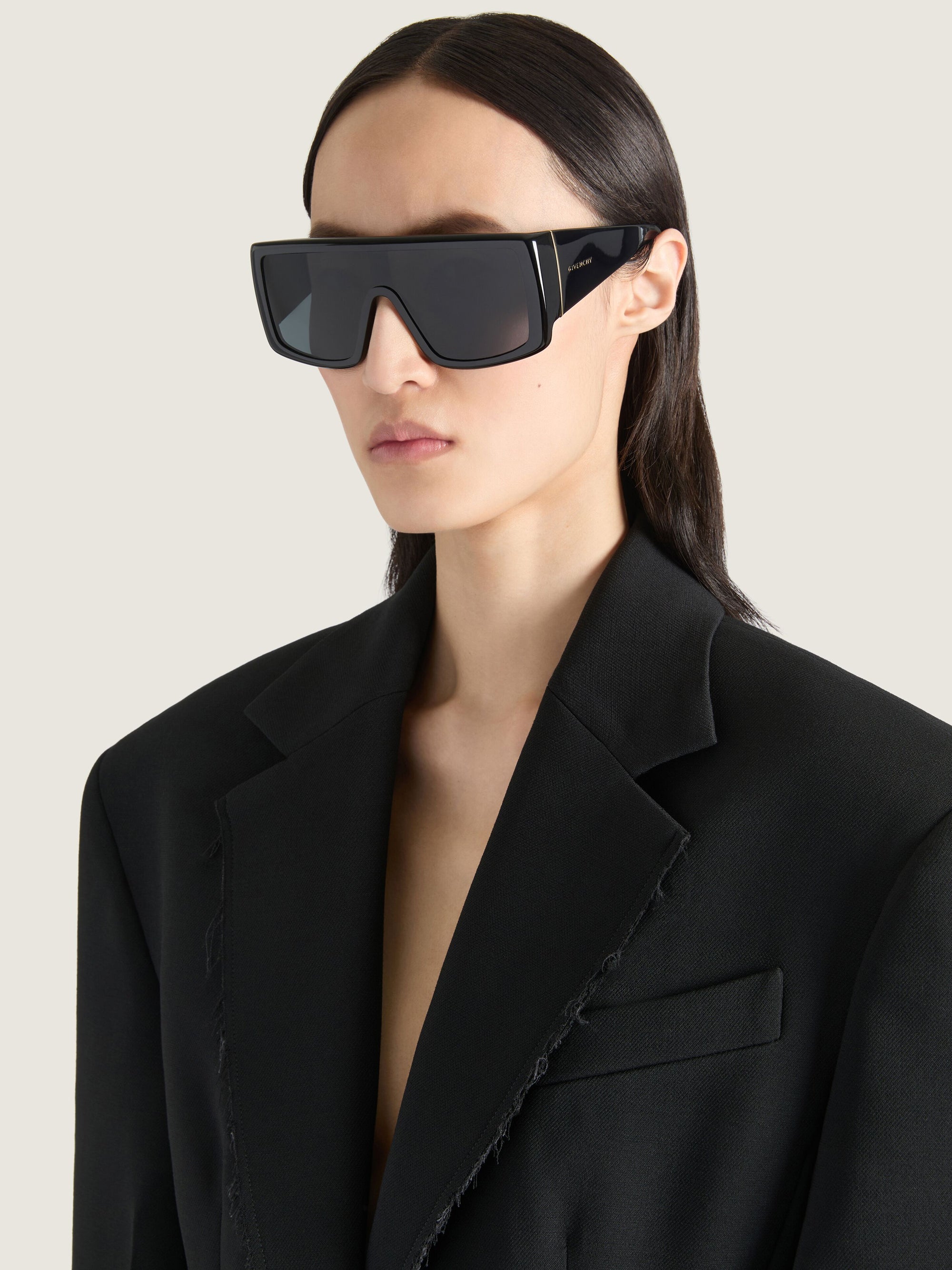 SQUARE ACETATE MASK SUNGLASSES
