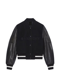 Blouson varsity Givenchy en laine - Black & White