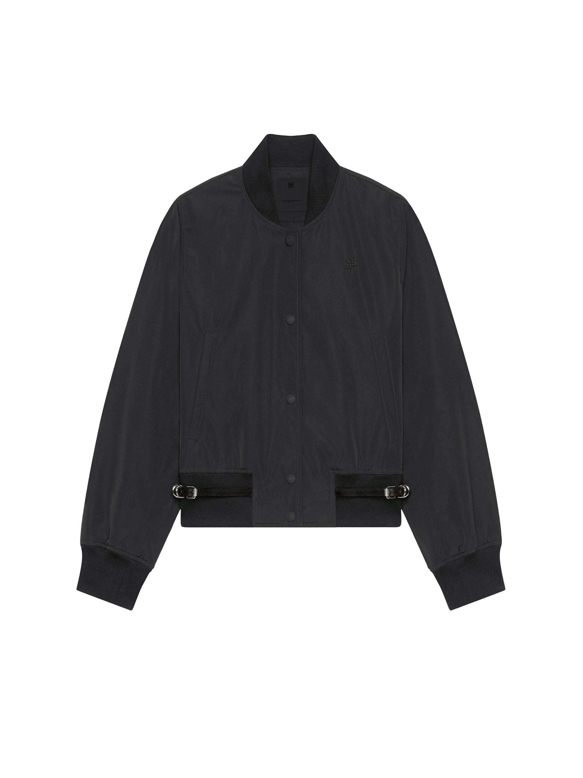 Blouson manches longues ceinturé - Black