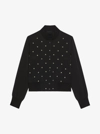 CRYSTAL POLKA DOT ON CREPE ENVERS SATIN