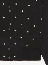 CRYSTAL POLKA DOT ON CREPE ENVERS SATIN