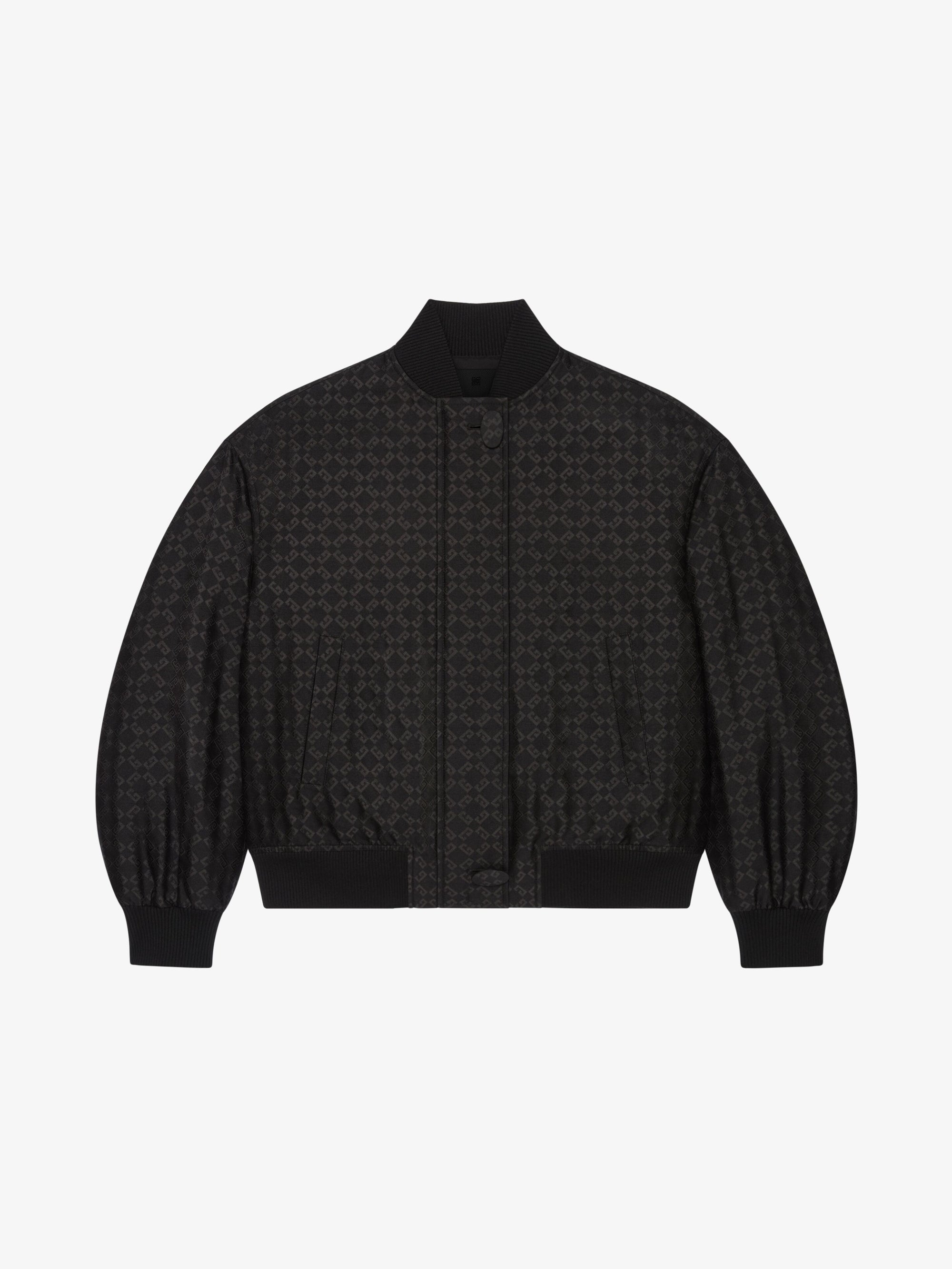 SLIT-DETAIL BOMBER JACKET