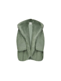 Manteau en fausse fourrure - Greyish Green