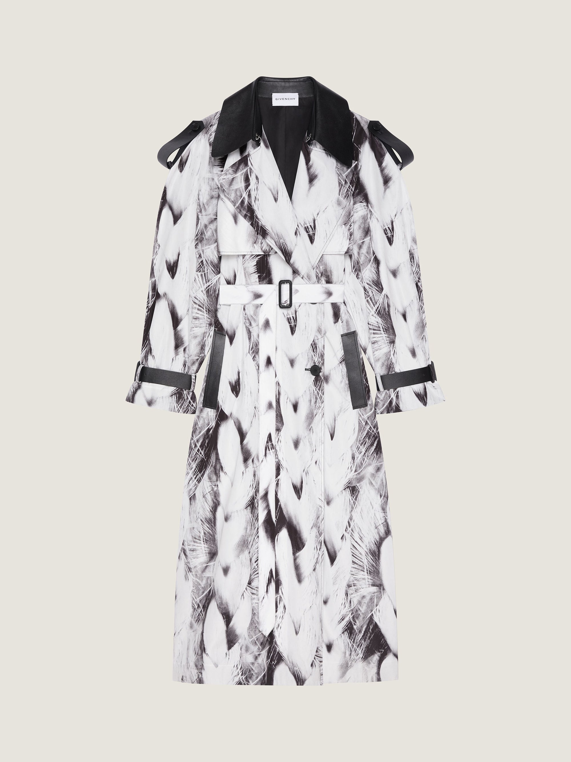 TRENCH COAT IN HAIR PRINT