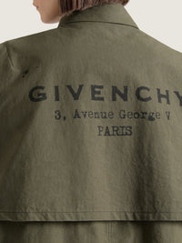 Parka with G stamp detail – Khaki