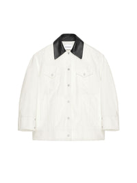 Boxy Cocoon Jacket - Off-White