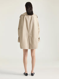 COCOON SHORT TRENCH-COAT