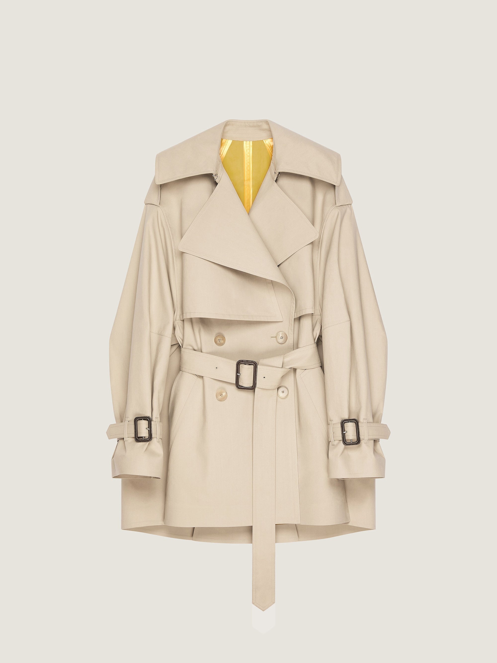 COCOON SHORT TRENCH-COAT