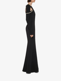 Robe à découpes graphiques - Noir