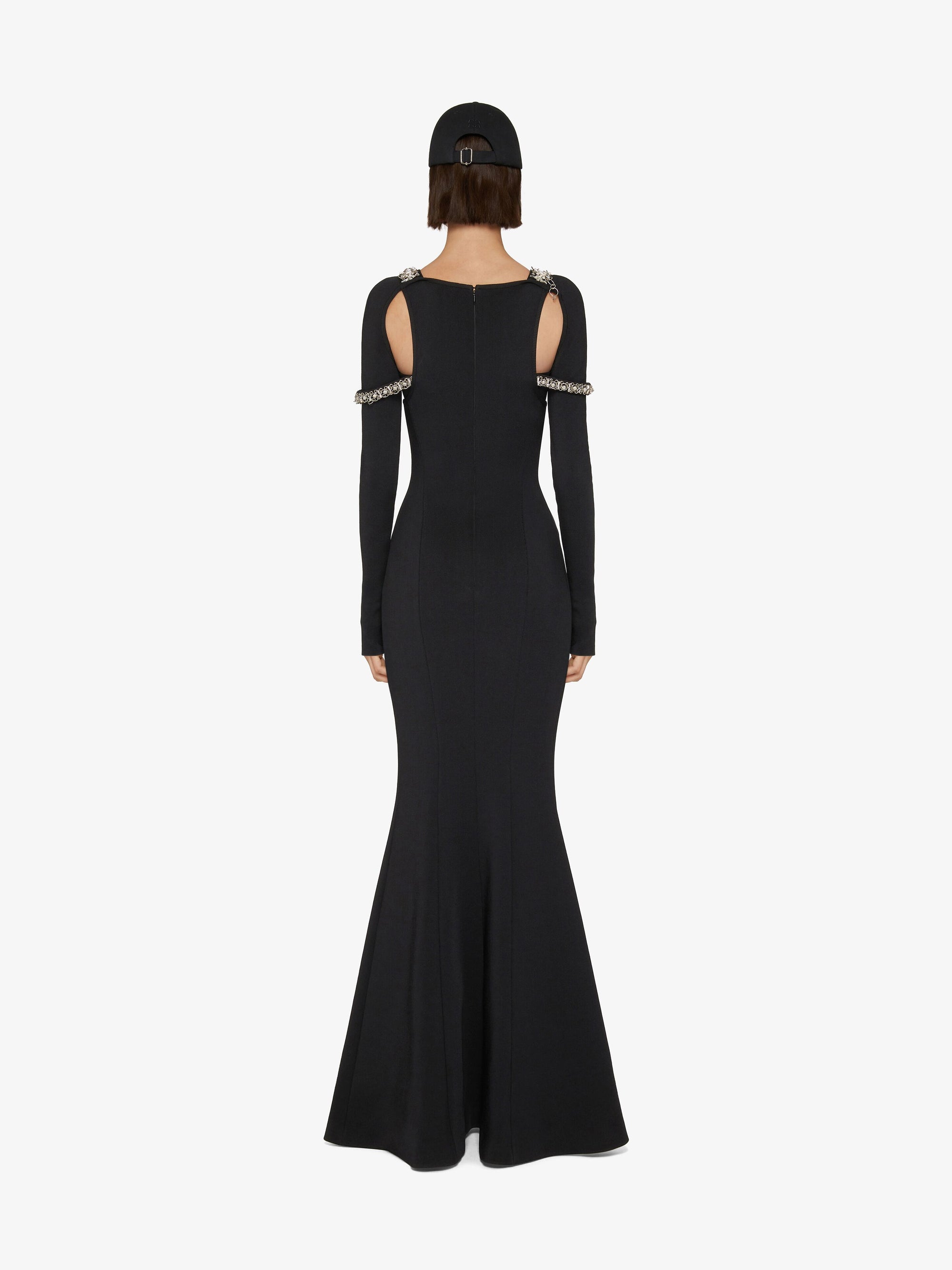 Robe à découpes graphiques - Noir