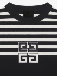CASHMERE STRIPES 4G EMBROIDERY - WOMEN